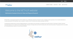 Desktop Screenshot of nethur.nl
