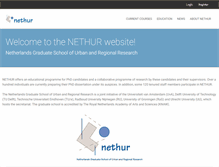 Tablet Screenshot of nethur.nl